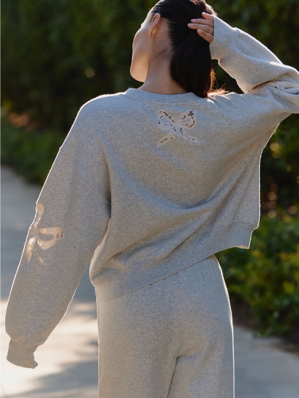 LoveShackFancy Linetta Sweatshirt - Picture 4 of 8